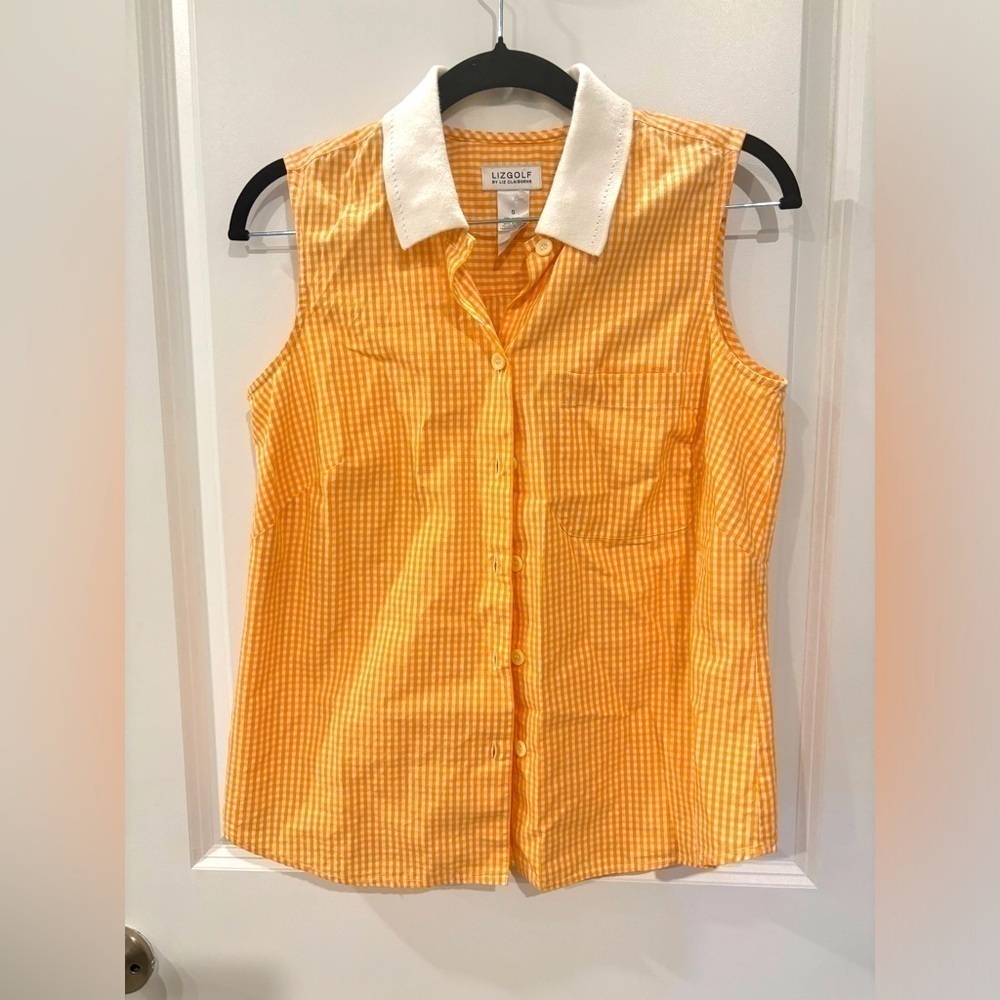 Liz Golf Size Small Collared Top